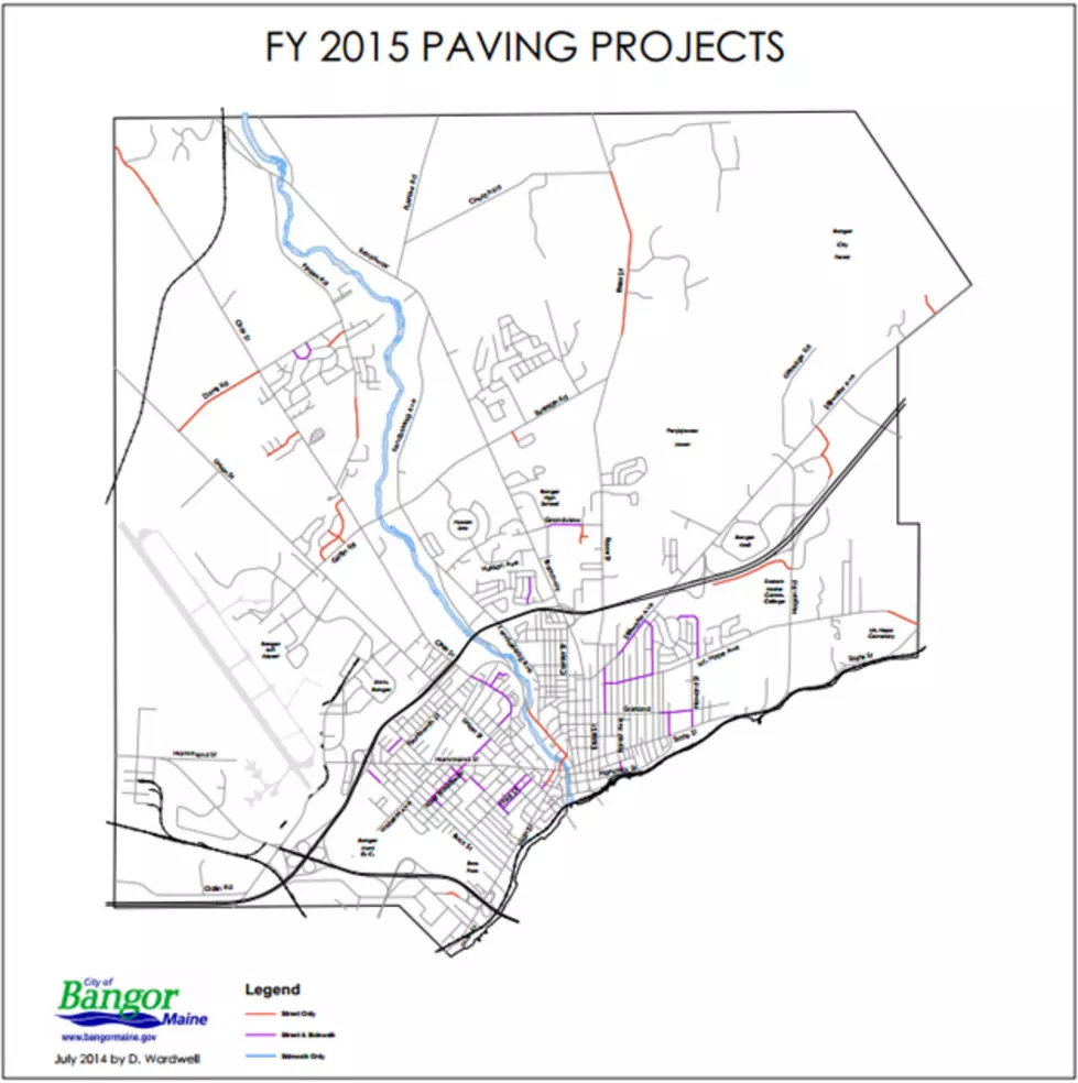 Which Bangor Streets Are Due for Paving? [MAP]