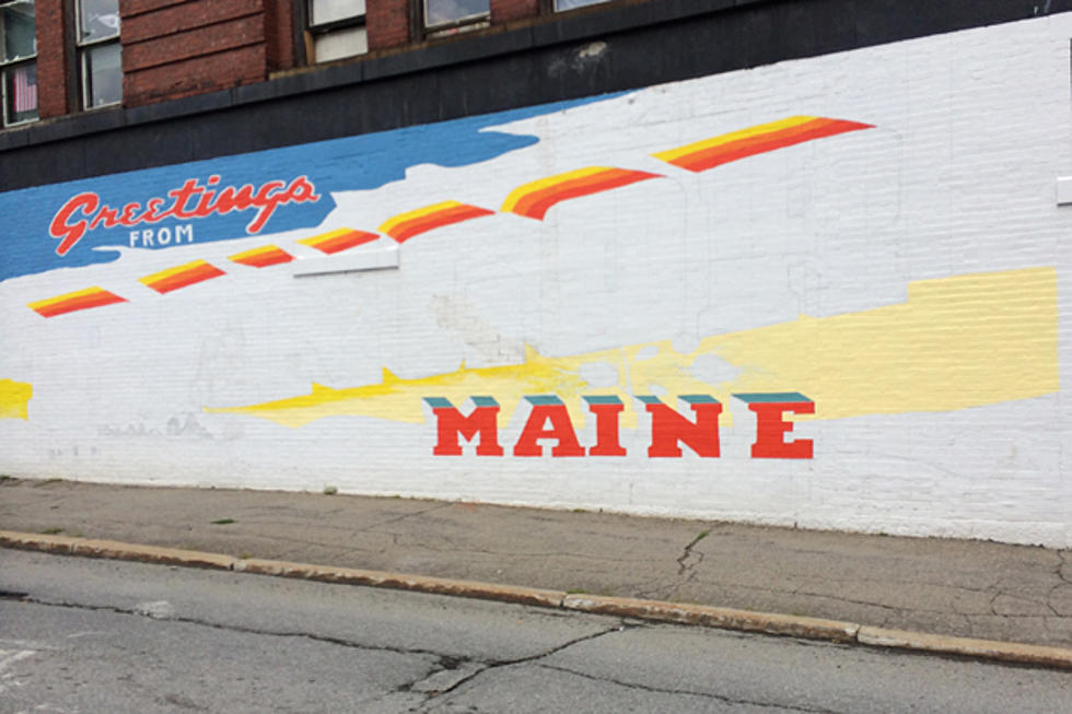 New &#8216;Greetings from Bangor, Maine&#8217; Mural To Adorn Downtown Building