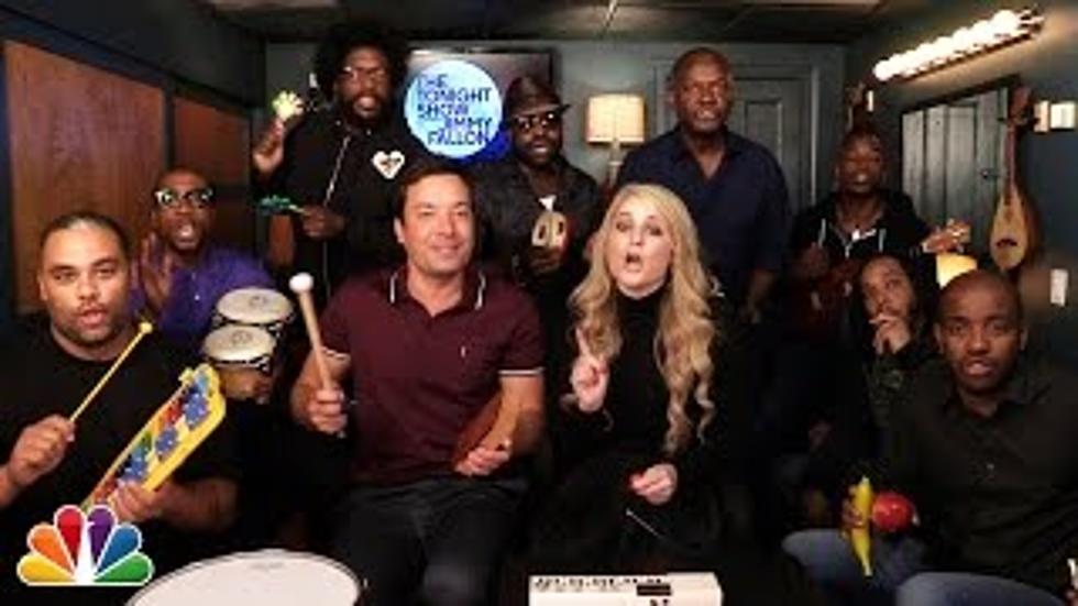 Watch Jimmy Fallon &#038; Meghan Trainor Sing &#8216;All About That Bass&#8217; With Classroom Insturments