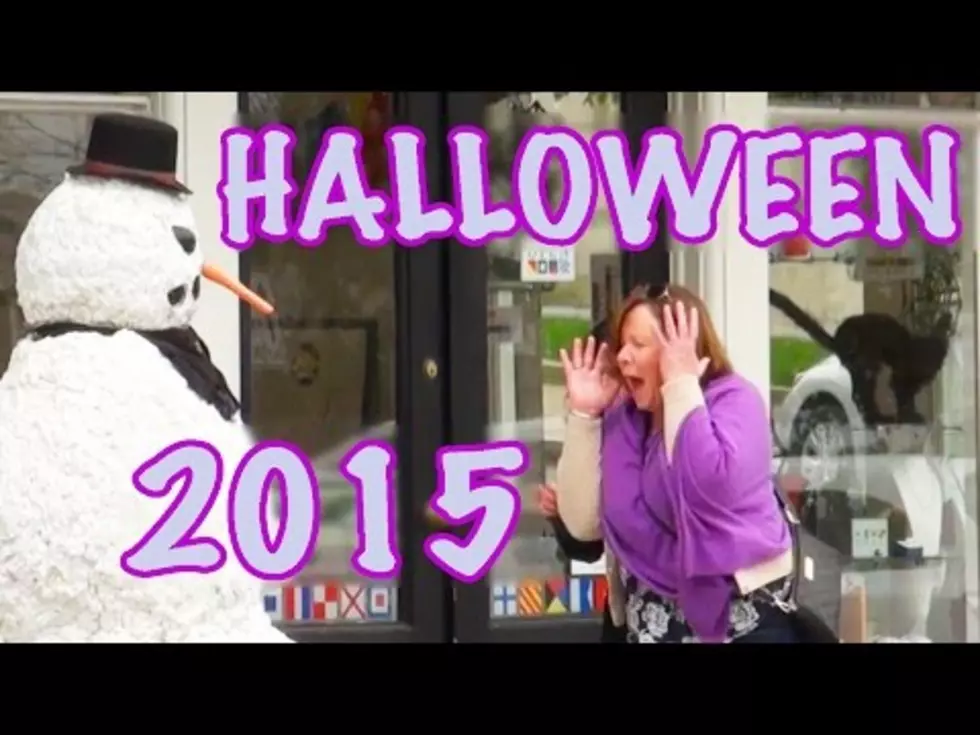 The Scary Snowman Is Back For Halloween [VIDEO]
