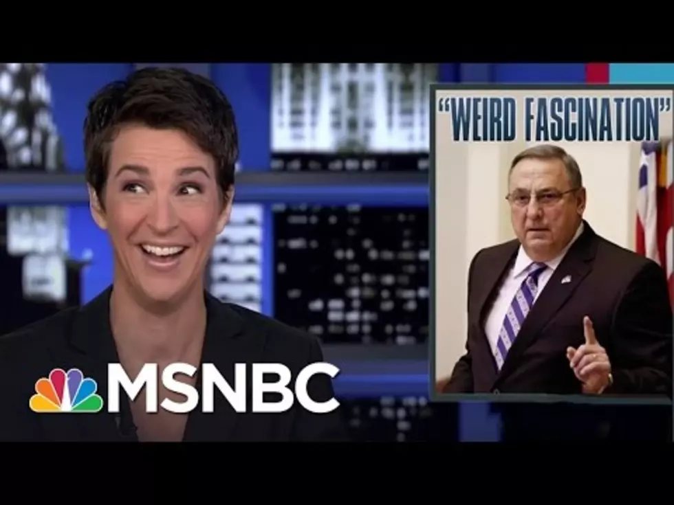 Gov. LePage Gives MSNBC’s Rachel Maddow The Cold Shoulder [VIDEO]