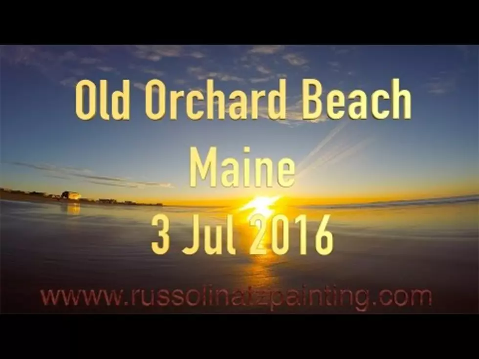 Watch A Stunning Old Orchard Beach Sunrise in 4k [VIDEO]