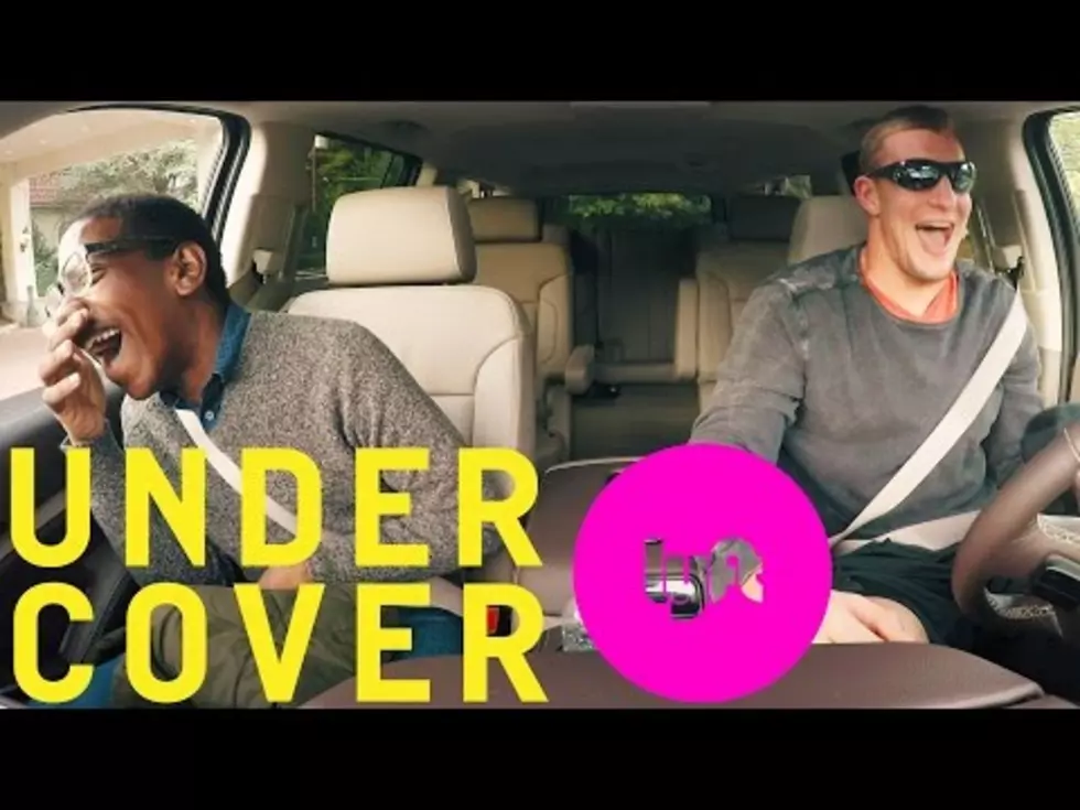 Watch Gronk Go Undercover As Lyft Driver [VIDEO]