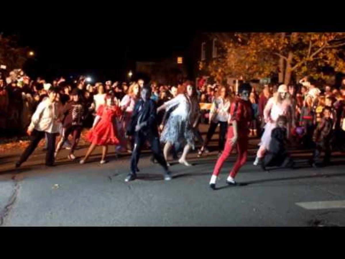 Watch The 'Thriller' Flash Mob Last Night In Camden [VIDEO]