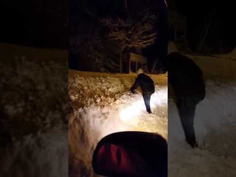 Watch A News Paper Carrier Struggle To Deliver Kennebec Journal In Blizzard [VIDEO]