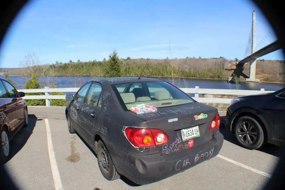 Have You Seen This Chalk-Covered Corolla in Maine? [PHOTOS]