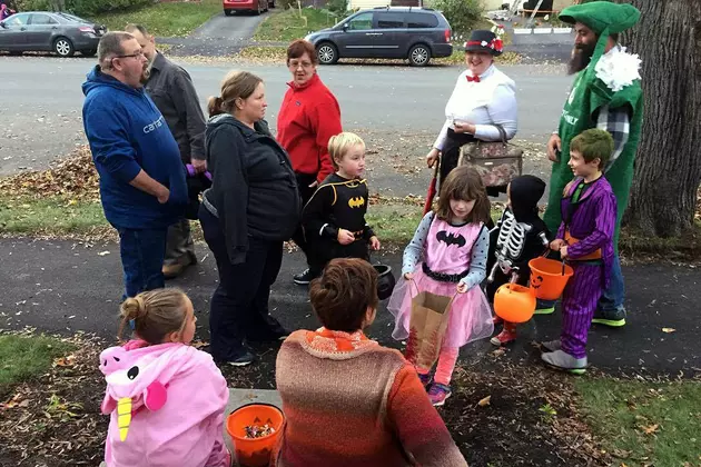 Two Halloweens? Trick-or-Treaters Trek In Bangor Despite Police Warning