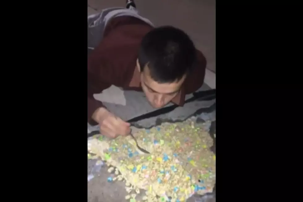Pothole Cereal Eating&#8230; It&#8217;s A Thing [VIDEO]