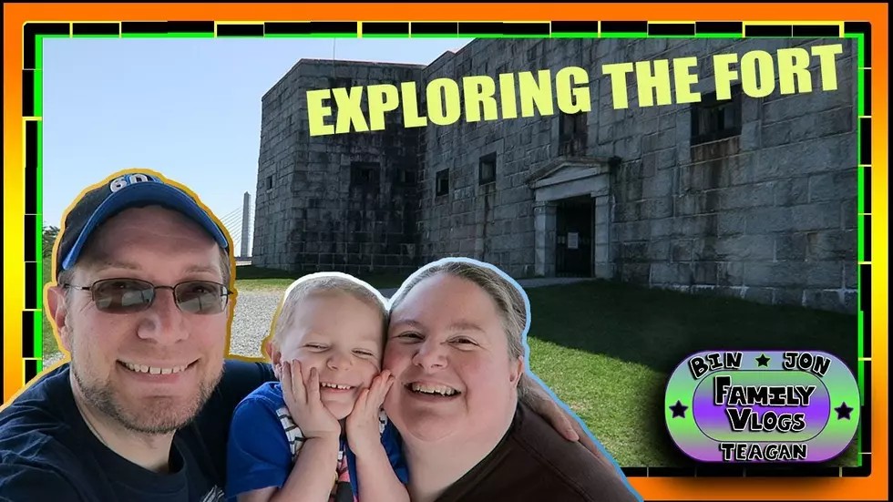 Family Explores Fort Knox & Penobscot Narrows Bridge [VIDEO]