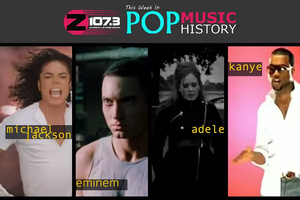 Z107.3&#8217;s This Week in Pop Music History:  Eminem, Adele, Kanye and more [VIDEOS]