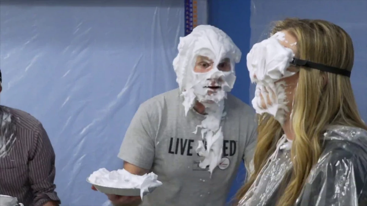 Watch Local Celebs Take A Pie In The Face For The United Way Watch Local Celebs Take A Pie In The Face For The United Way