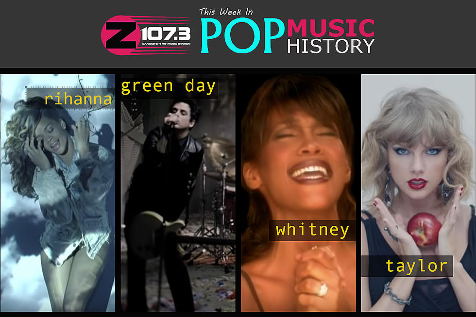 Z107.3’s This Week in Pop Music History: Rihanna, Whitney, Taylor and More [VIDEOS]
