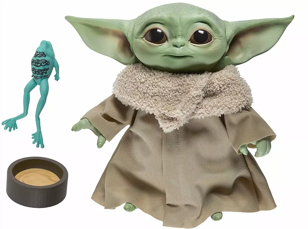 Just In Time For Christmas: Baby Yoda Doll With Frog And Soup Bowl!