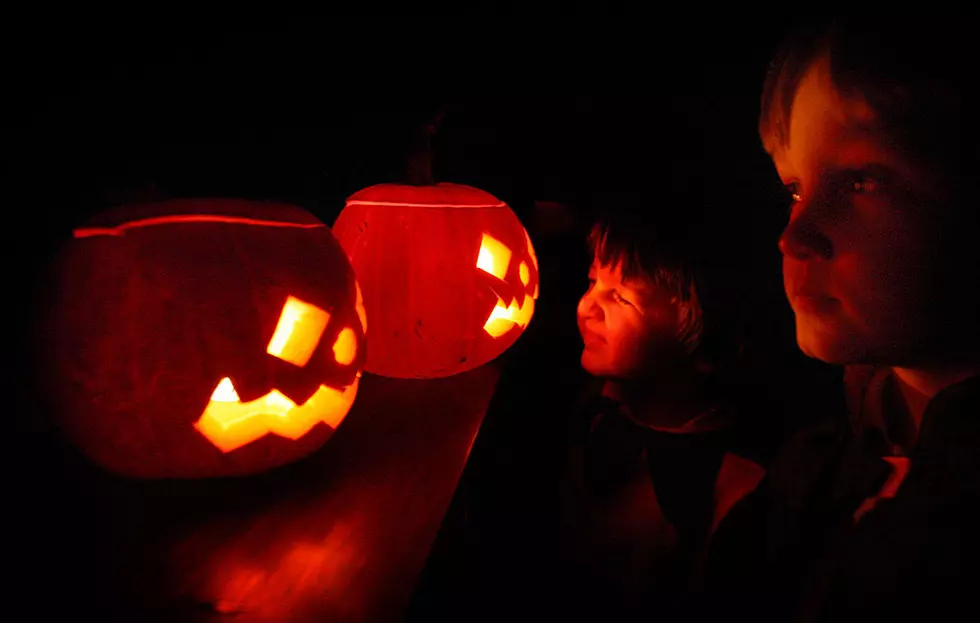 Children Enjoy Traditional Halloween Pumpkins