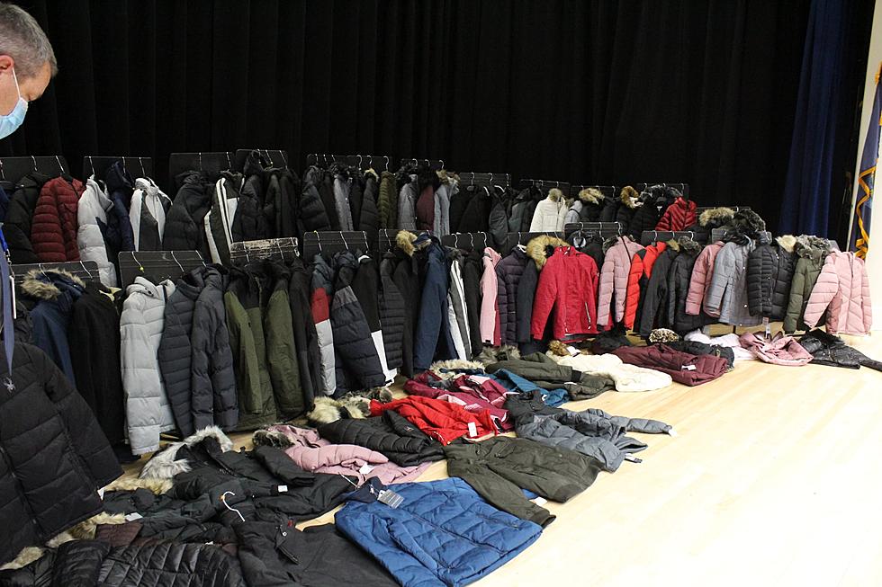 Bangor Middle School Receives Donation of 100 Coats & Shoes For Students