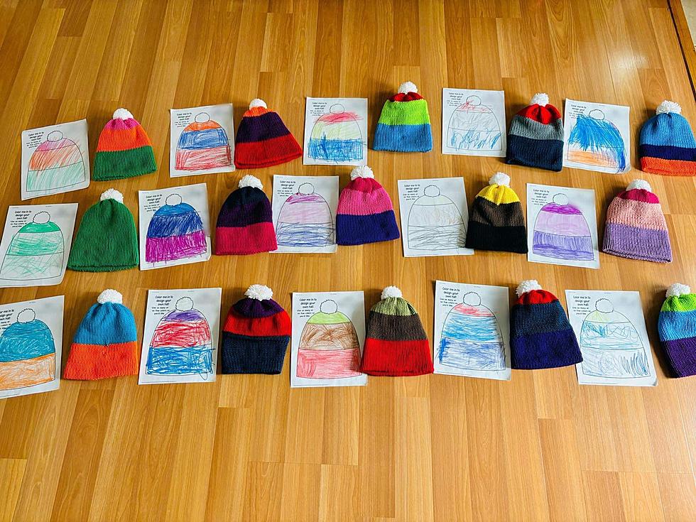 Brewer Teacher Goes Above And Beyond: Knitting &#8216;Magic Hats&#8217; For Students