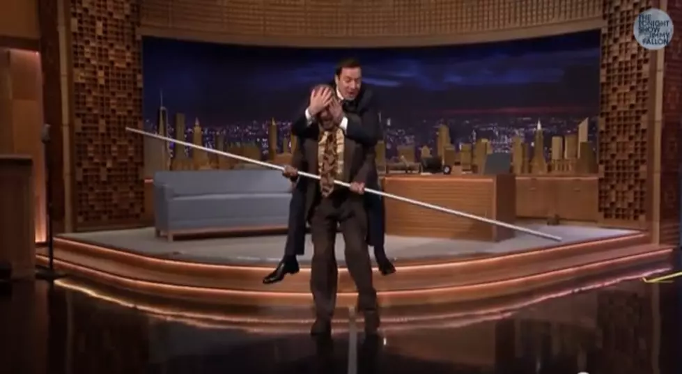 Cosby and Fallon Tightrope Walking (Video)
