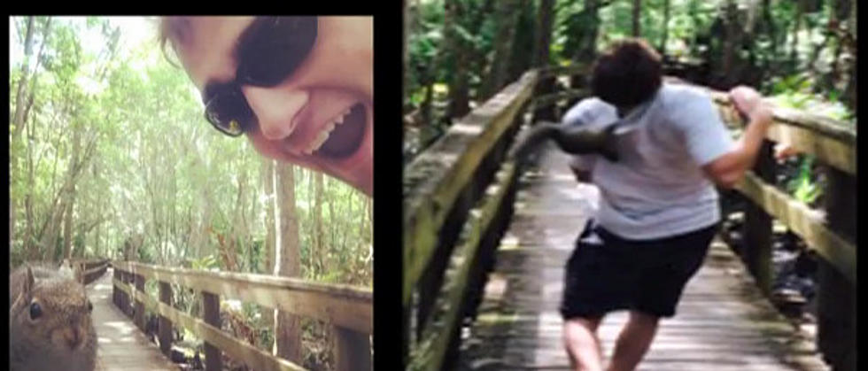 Selfie With a Squirrel Goes Horribly Wrong (Video)
