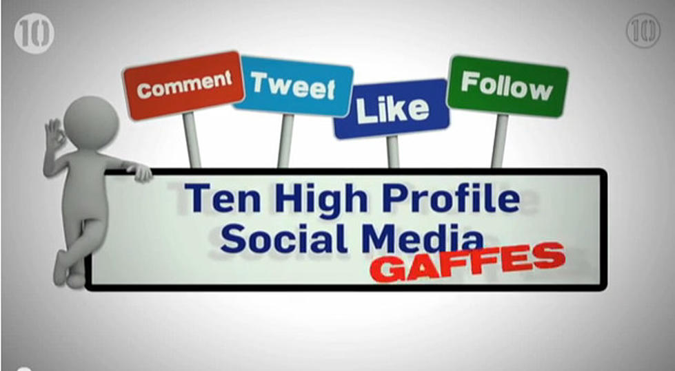 10 High Profile Social Media Gaffes [Video]