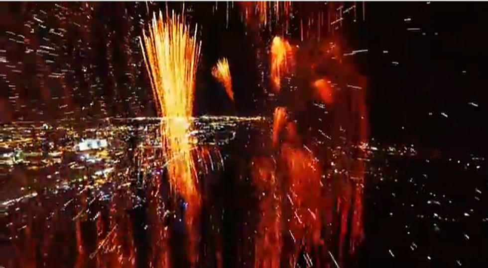 Fireworks Filmed With a Drone [Video]
