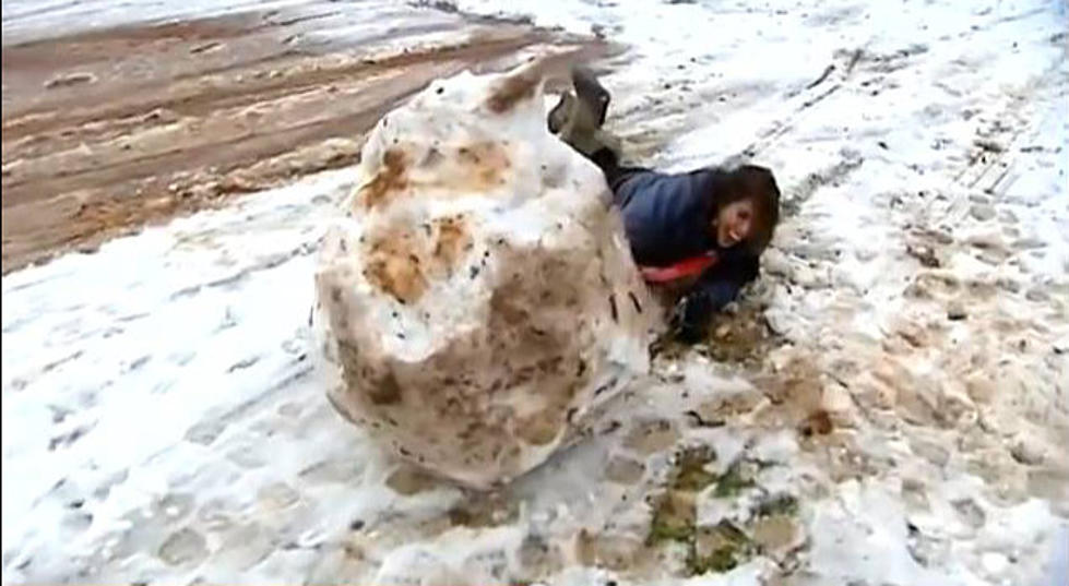 Reporter Headfirst Into Snowman [VIDEO]