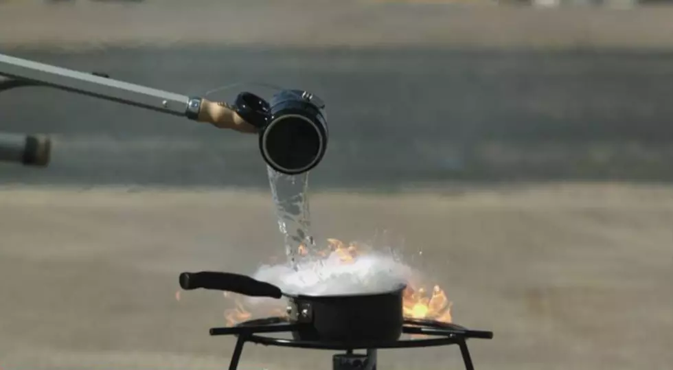 Water On a Oil Fire – Slow Mo Guys [VIDEO]