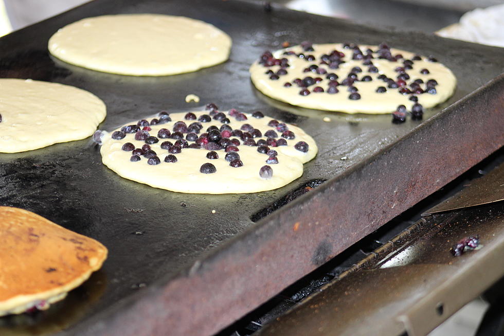 Autumn Gold Blueberry Pancake Breakfast