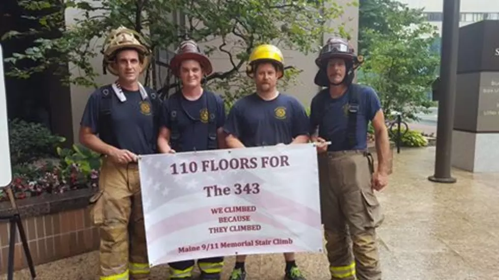 Hancock County Firefighters Climb