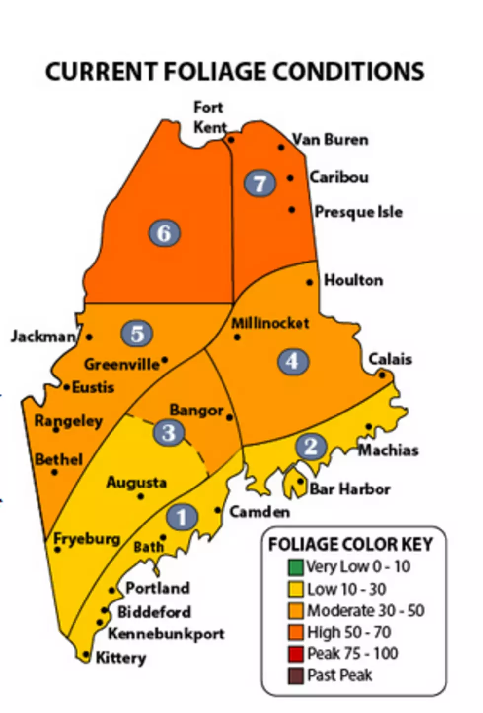 Foliage Report October 4th