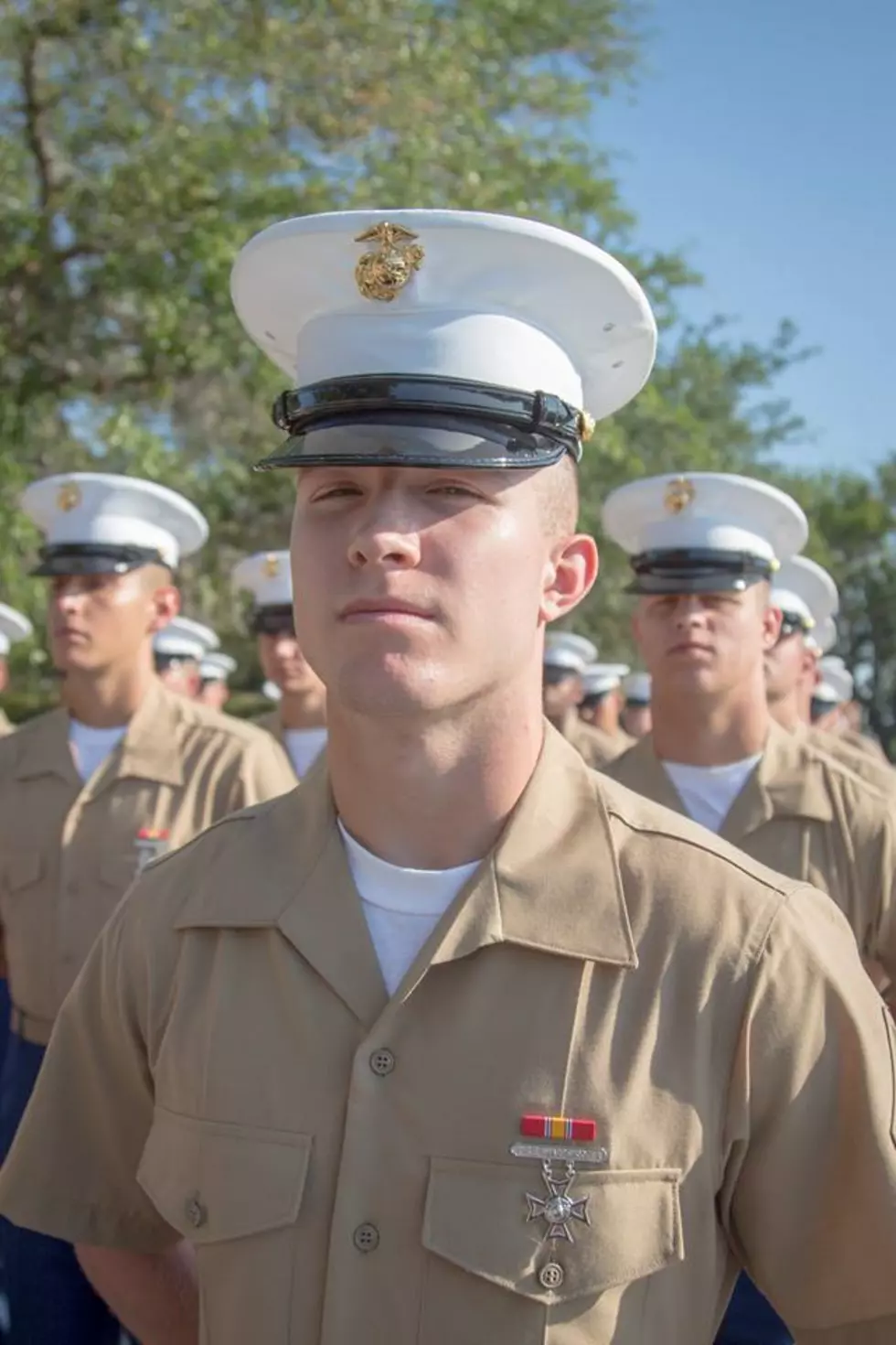 Candage Becomes a Marine