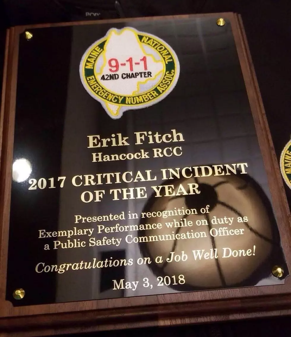 Hancock RCC Dispatcher Receives Award