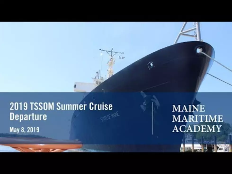 Training Ship State of Maine Departs Wednesday May 8 at 2 PM [LIVE STREAMING]