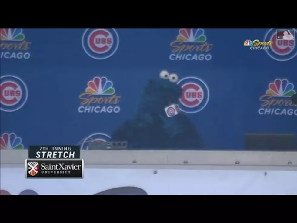 Cookie Monster Sings Take Me Out to the Ball Game at Cubs Game [VIDEO]