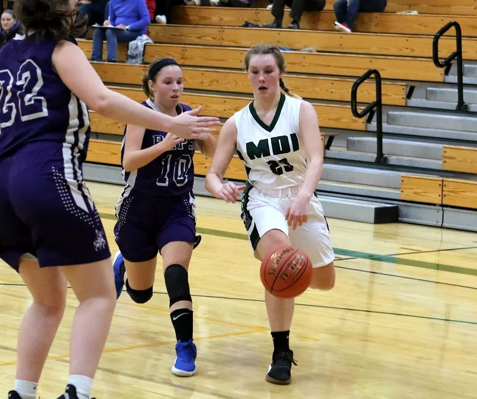 MDI Girls Hang on to Beat John Bapst 40-36 [PHOTOS]