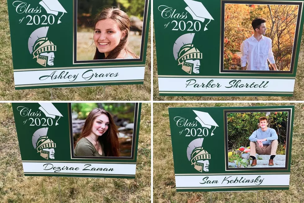 MDI High School Honors Class of 2020 with Lawn Signs [VIDEO/PHOTOS]