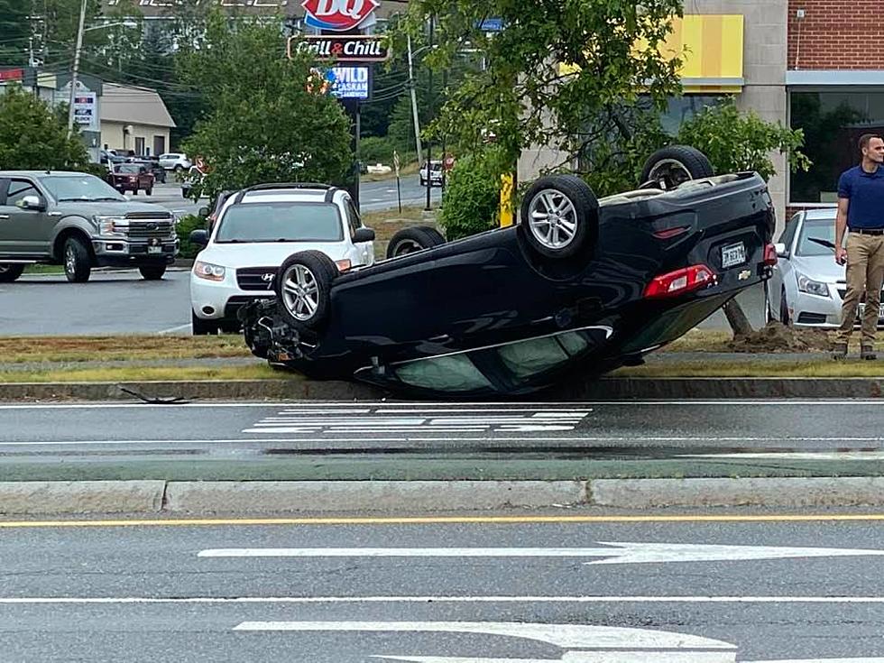 No Injuries in Ellsworth Car Rollover