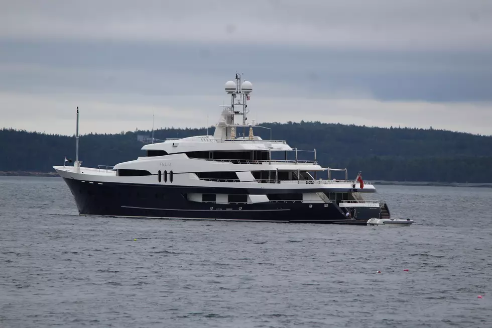 49 Million Super Yacht &#8220;Felix&#8221; Anchored in Frenchman Bay Tuesday [PHOTOS]