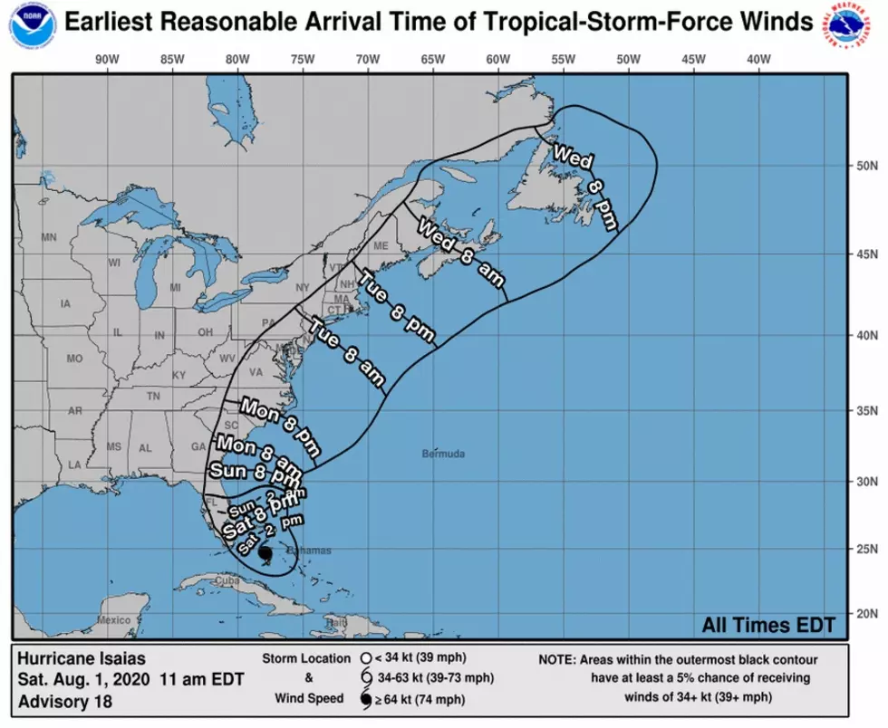 Hurricane Isaias Headed to Maine?