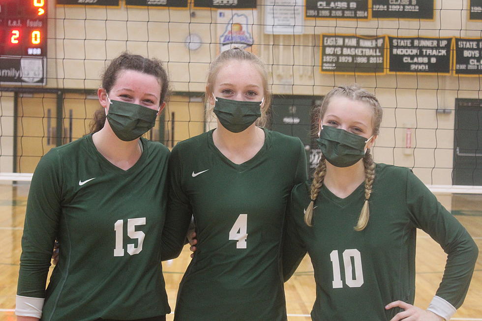 MDI Honors Senior Volleyball Players Prior to Match with Hampden Academy [PHOTOS]