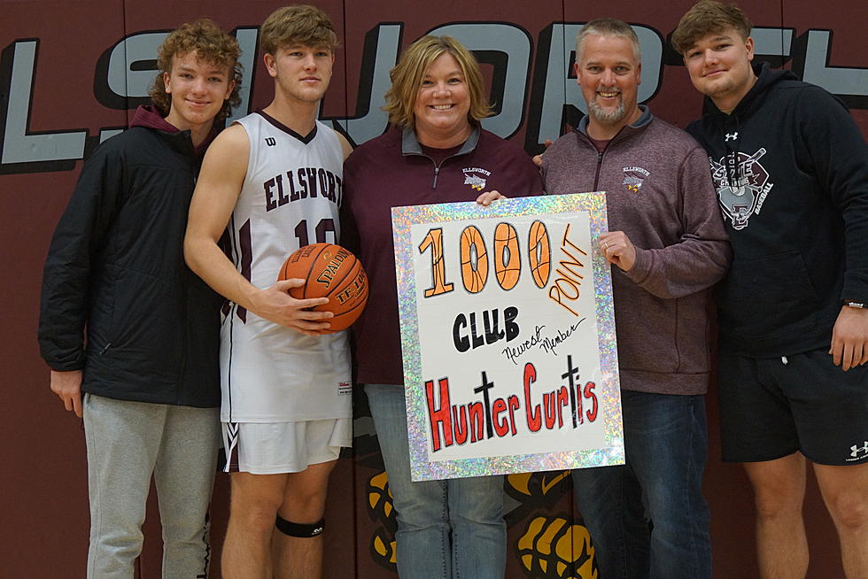 Hunter Curtis Becomes 11th Ellsworth Eagle in History and 2nd Brother Pair to Score 1000 Points [AUDIO/PHOTOS]