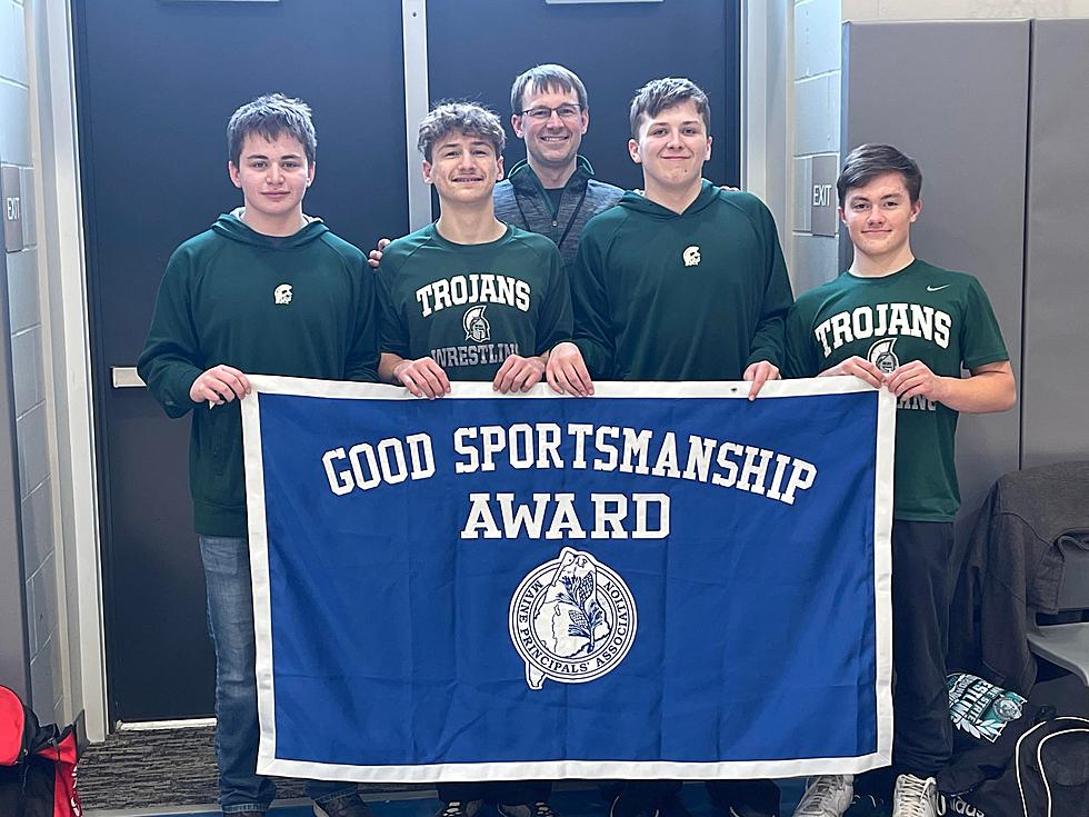 State Class B Wrestling Results and MDI Wins Sportsmanship Banner