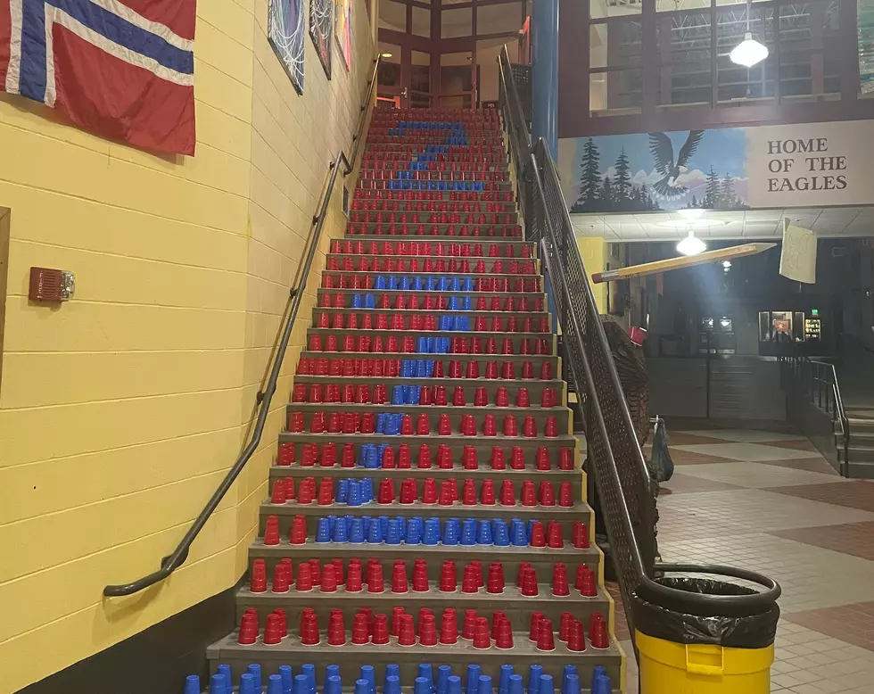 Ellsworth High School Class of 2022 Prank – Solo Cups, Saran Wrap and Smellsworth [PHOTOS]