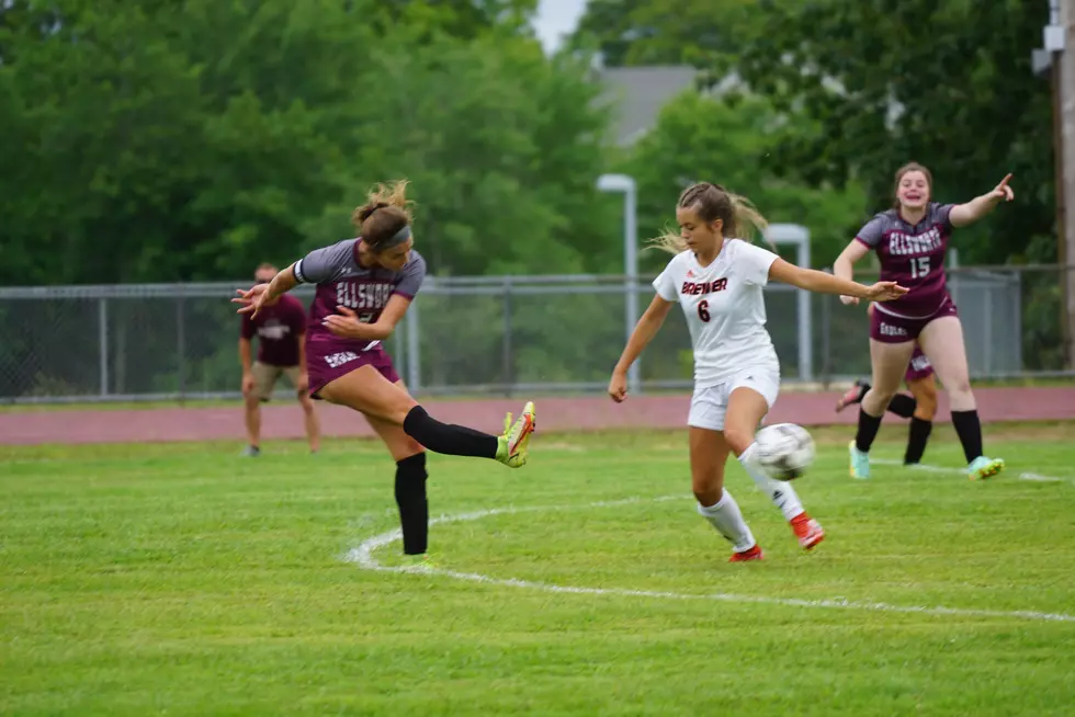 Ellsworth Girls and Brewer Play to 1-1 Tie in Exhibition Game Wednesday [PHOTOS]