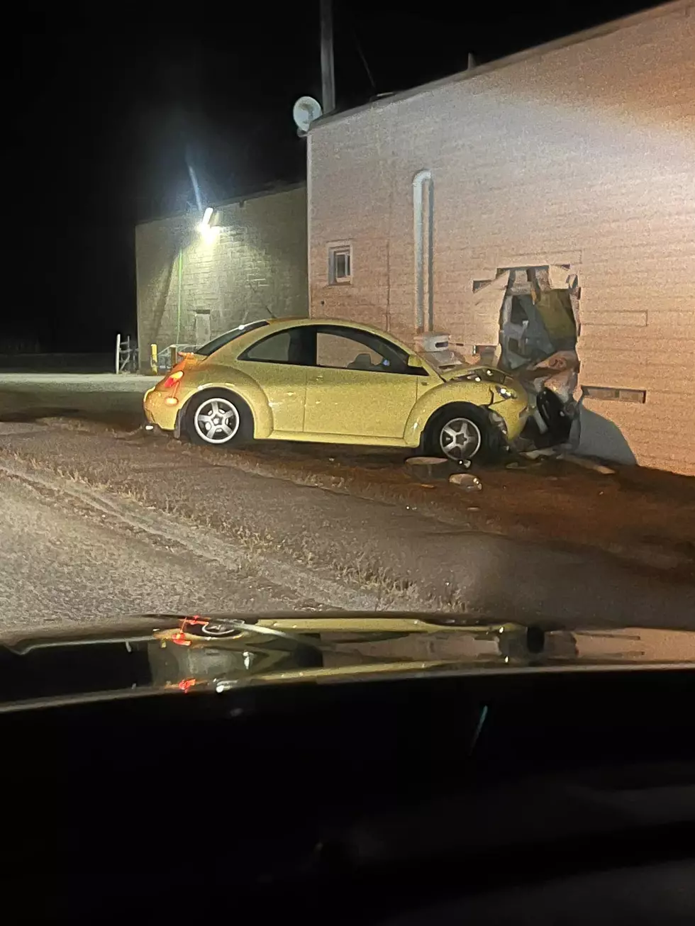Yellow Beetle Crashes Into Sassy Nails in Ellsworth
