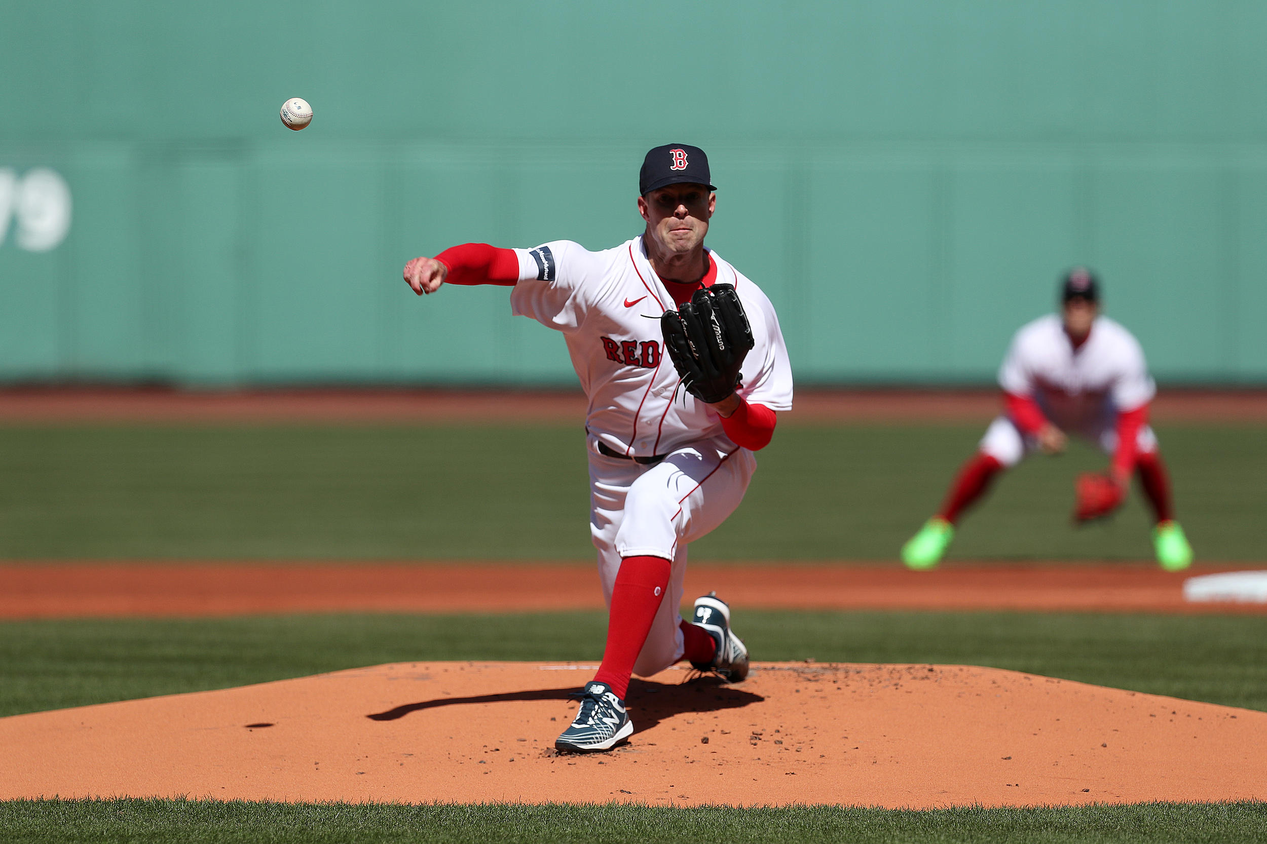 Masataka Yoshida of the Boston Red Sox runs out a ground ball during  News Photo - Getty Images