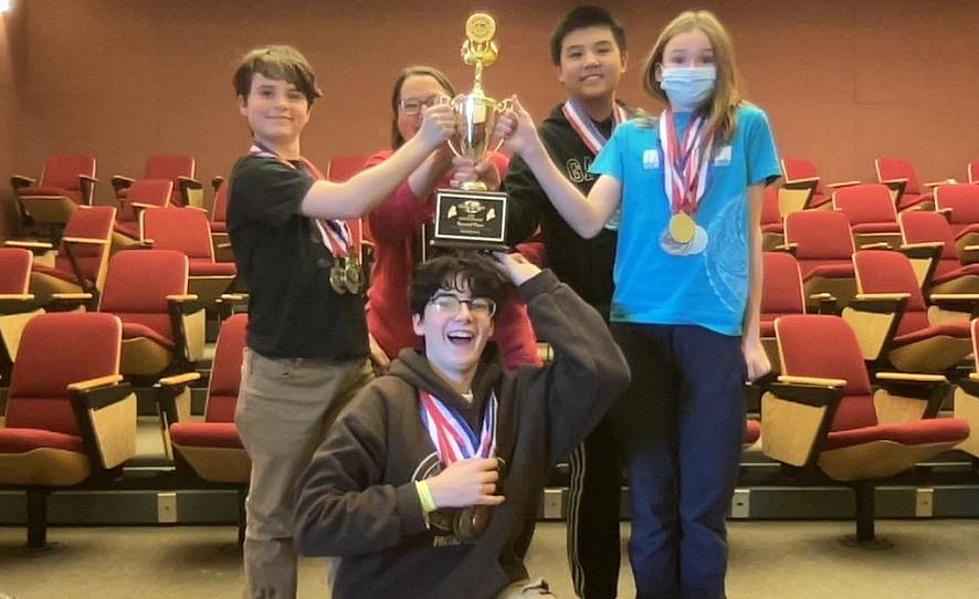 4 Conners Emerson Students Excel at State Science Olympiad Tournament