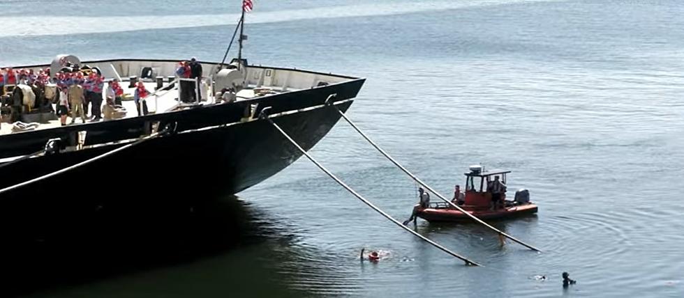 Maine Maritime Academy 2023 Ship Jump [VIDEO]