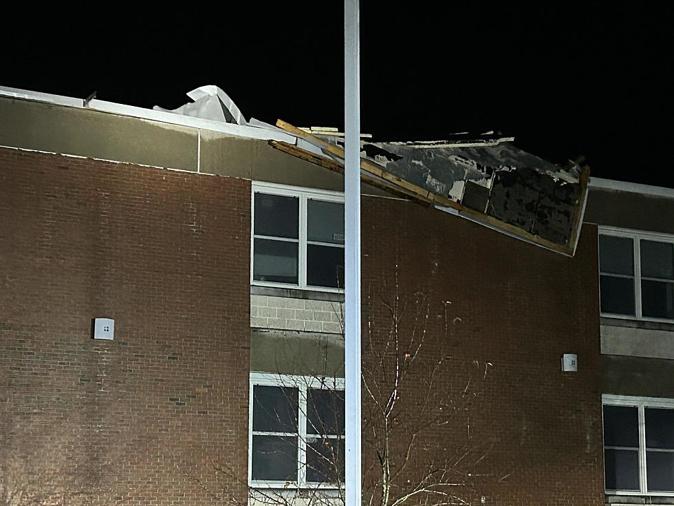 EEMS School's Roof Suffers Tremendous Damage