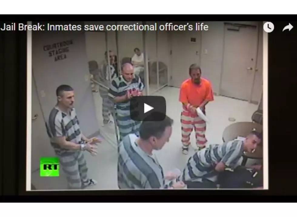 Inmates Break Out Of Holding Cell To Save Guard [WATCH]
