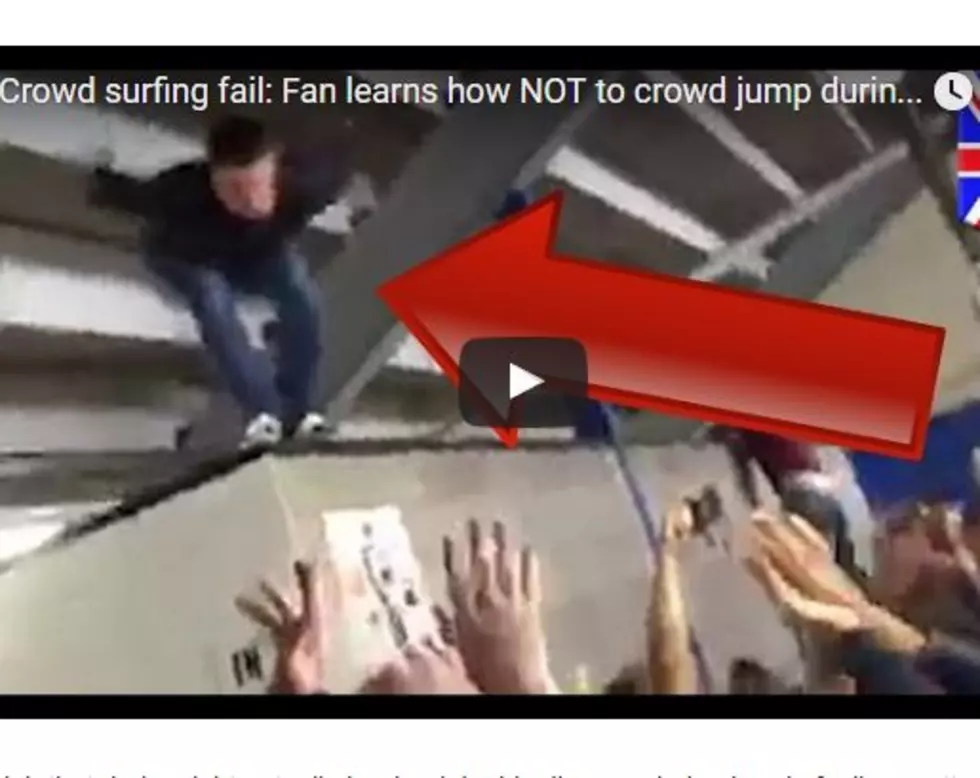 #Fail Friday - Crowd Surfing Edition